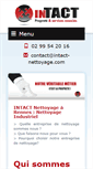 Mobile Screenshot of intact-nettoyage.com